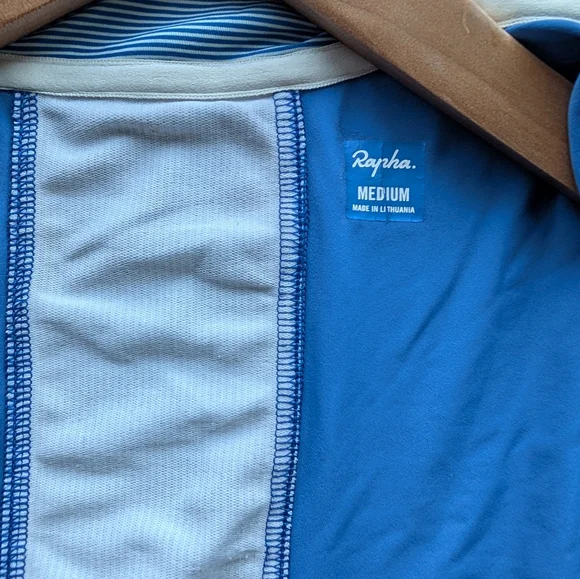 Rapha Souplesse Full Zip Cycling Jersey Royal Blue Women's Medium (Fitted) - Picture 7 of 9